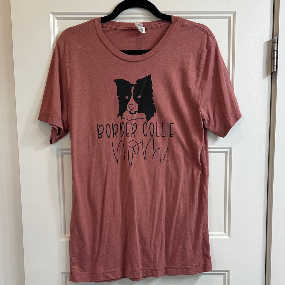 Bella Canvas Mauve Border Collie Mom Tee